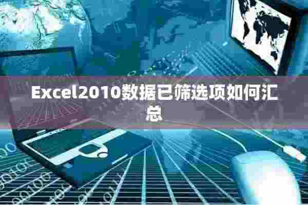 Excel2010数据已筛选项如何汇总