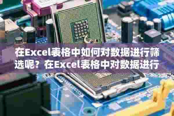 在Excel表格中如何对数据进行筛选呢？在Excel表格中对数据进行筛选方法