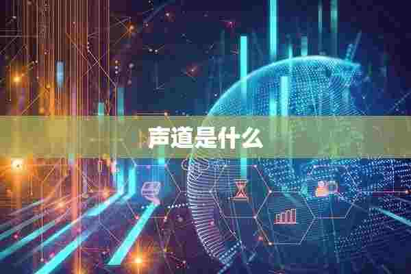声道是什么 声道是什么