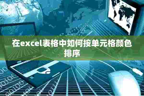 在excel表格中如何按单元格颜色排序