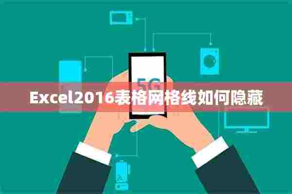 Excel2016表格网格线如何隐藏