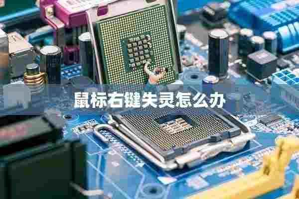 鼠标右键失灵怎么办 鼠标右键失灵怎么办