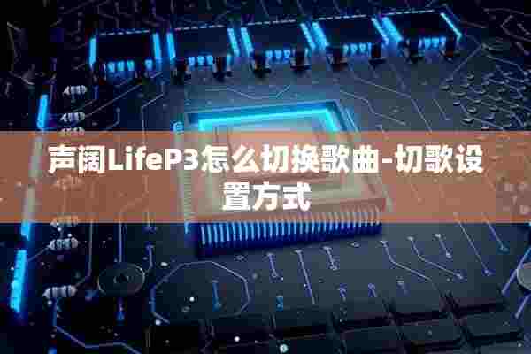 声阔LifeP3怎么切换歌曲-切歌设置方式